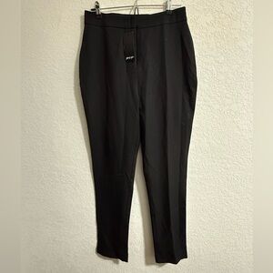 Nasty Gal High-waisted tapered black slack pant. Size US-8. New with tags.